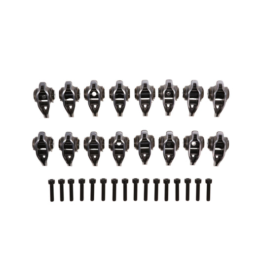 Chevy LT Pro Series Cast Steel Rocker Arms, 1.8 Ratio, Bronze Bushing Trunnion