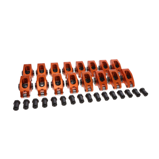 Chevy Small Block 6061-T6 Aluminum 1.5 Ratio 3/8" Roller Rocker Arms