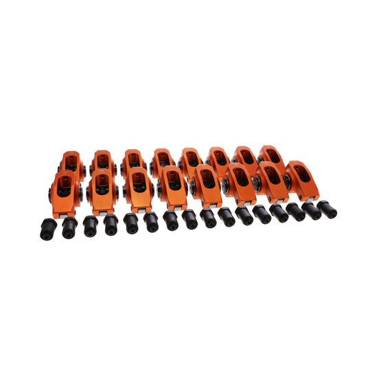 Chevy Small Block 6061-T6 Aluminum 1.6 Ratio 3/8" Roller Rocker Arms