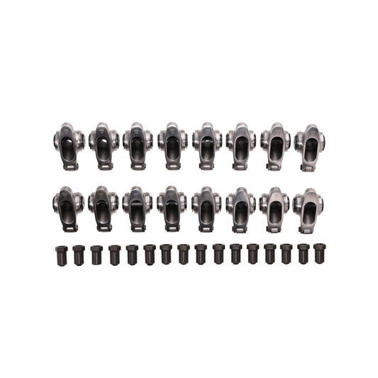 Small Block Chevy Pro Series Stainless Steel Rocker Arms, 1.5 Ratio, 3/8 in. Stud, Needle Bearing Tip