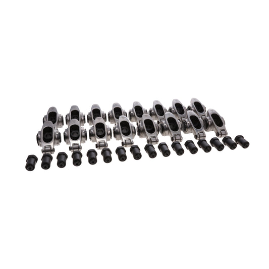 Chevy Small Block Pro Series Stainless Steel 1.6 Ratio 3/8" Needle Bearing Roller Rocker Arms