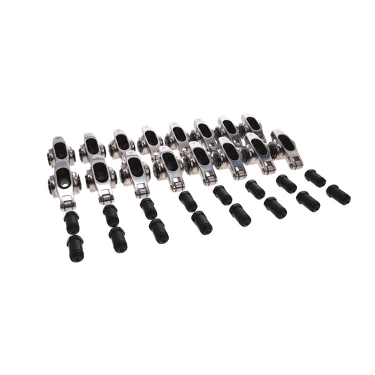 Chevy Big Block Pro Series Stainless Steel 1.7 Ratio 7/16" Needle Bearing Roller Rocker Arms