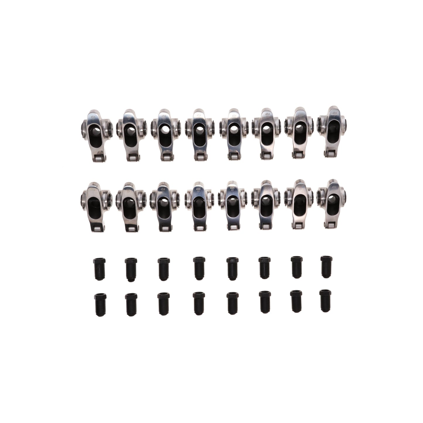 Chevy Big Block Pro Series Stainless Steel 1.7 Ratio 7/16" Needle Bearing Roller Rocker Arms