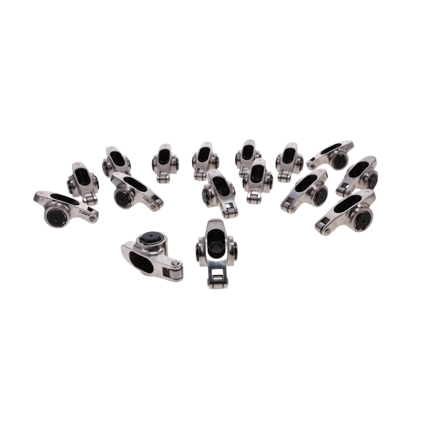 Chevy Big Block Pro Series Stainless Steel 1.7 Ratio 7/16" Needle Bearing Roller Rocker Arms
