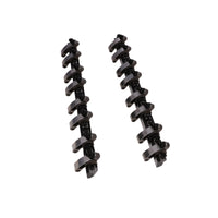 Chevy LS1 Stainless Steel Shaft Pro Series Rocker Arm System, 1.7 Ratio, Bronze Bushing Trunnion, Needle Bearing Tip