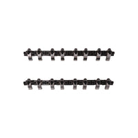 Chevy LS1 Stainless Steel Shaft Pro Series Rocker Arm System, 1.7 Ratio, Bronze Bushing Trunnion, Needle Bearing Tip