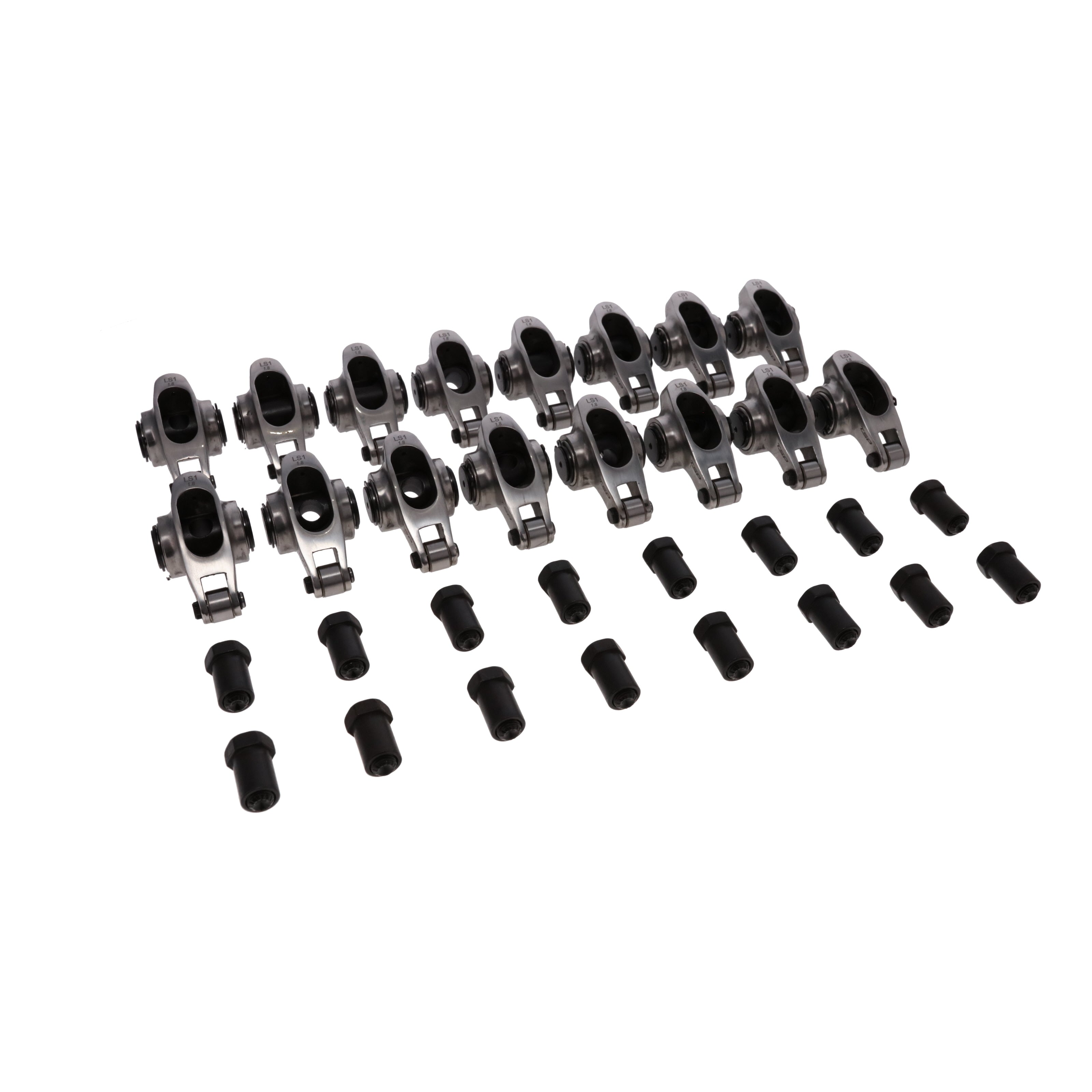 Chevy LS1/LS2/LS6 Pro Series Stainless Steel Rocker Arms, 1.8 Ratio, 3/ ...