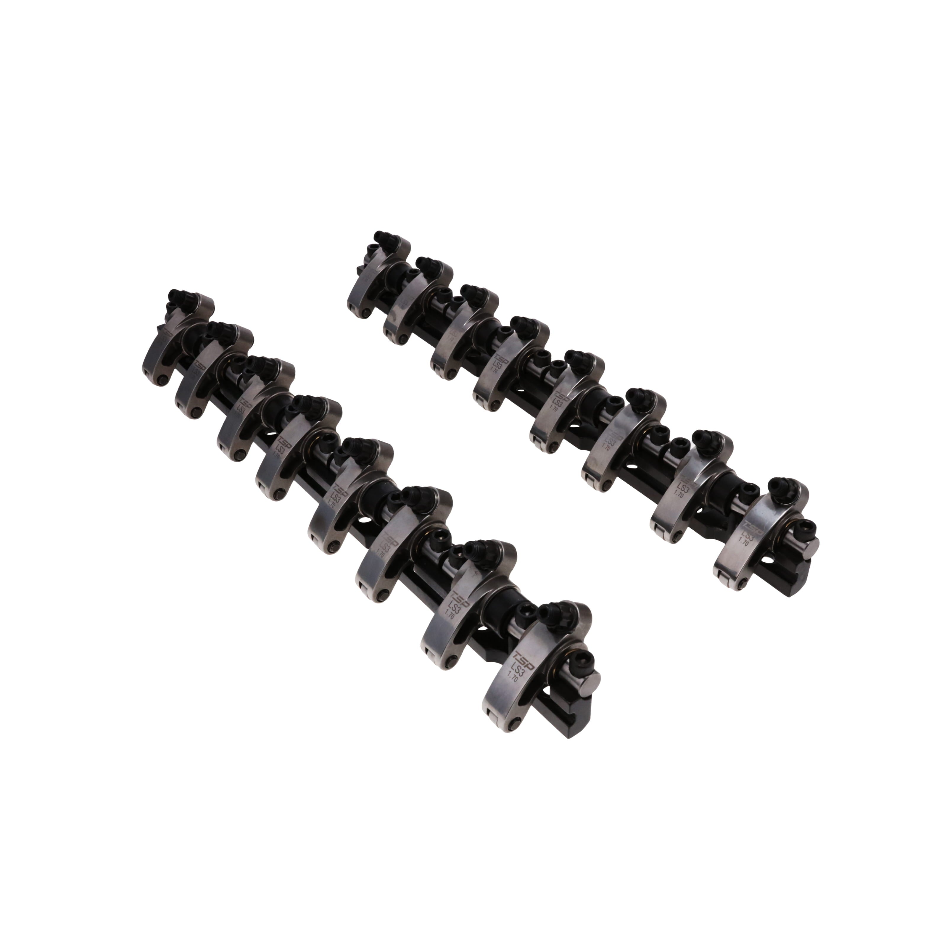 Chevy LS3 Stainless Steel Shaft Pro Series Rocker Arm System, 1.7 Ratio ...