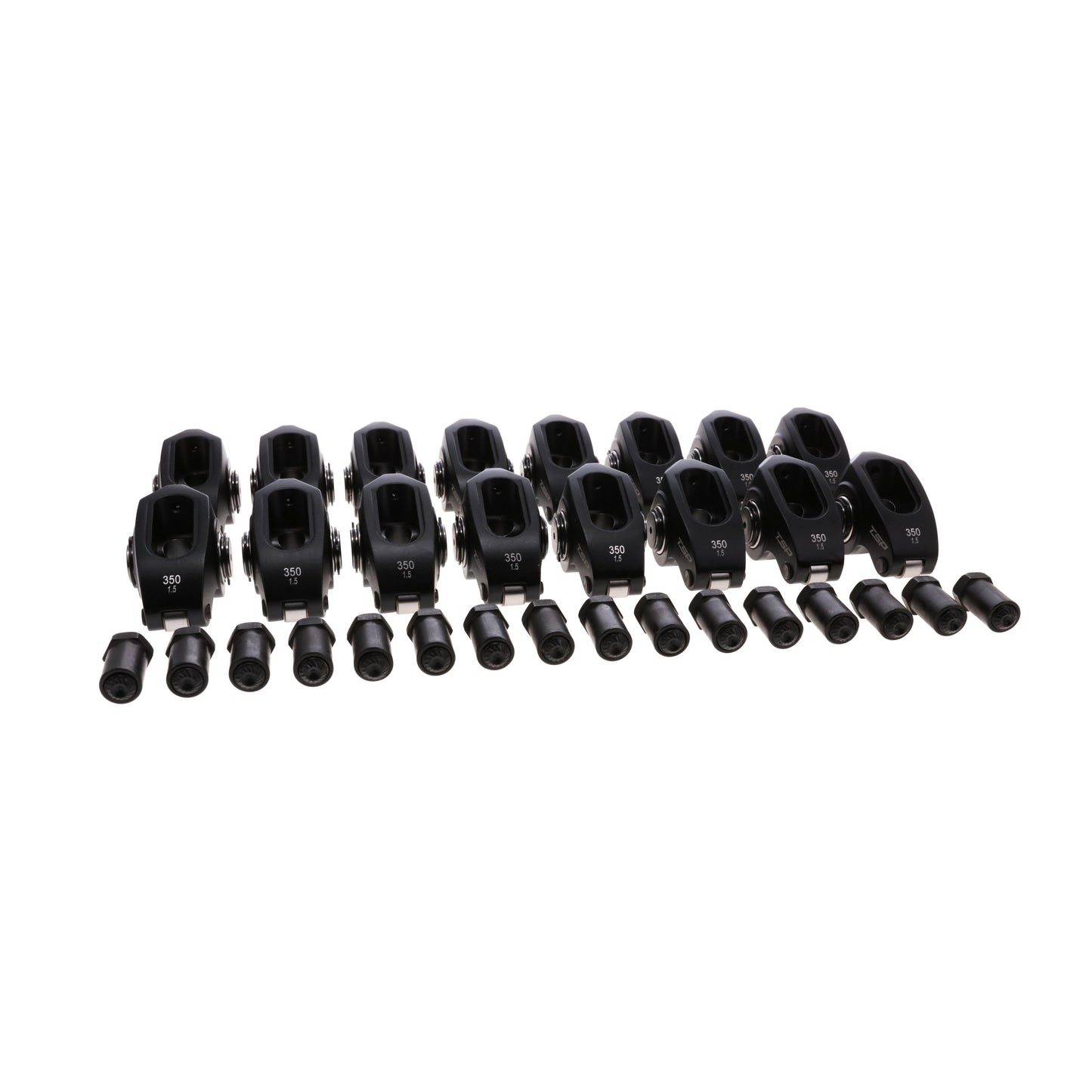 Small Block Chevy Pro Series 2024 Aluminum Roller Rocker Arms, 1.5 Ratio, 7/16 in. Stud, Needle Bearing Tip