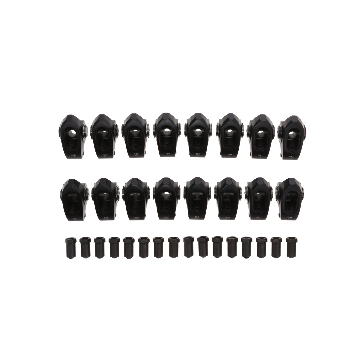 Small Block Chevy Pro Series 2024 Aluminum Roller Rocker Arms, 1.5 Ratio, 7/16 in. Stud, Needle Bearing Tip