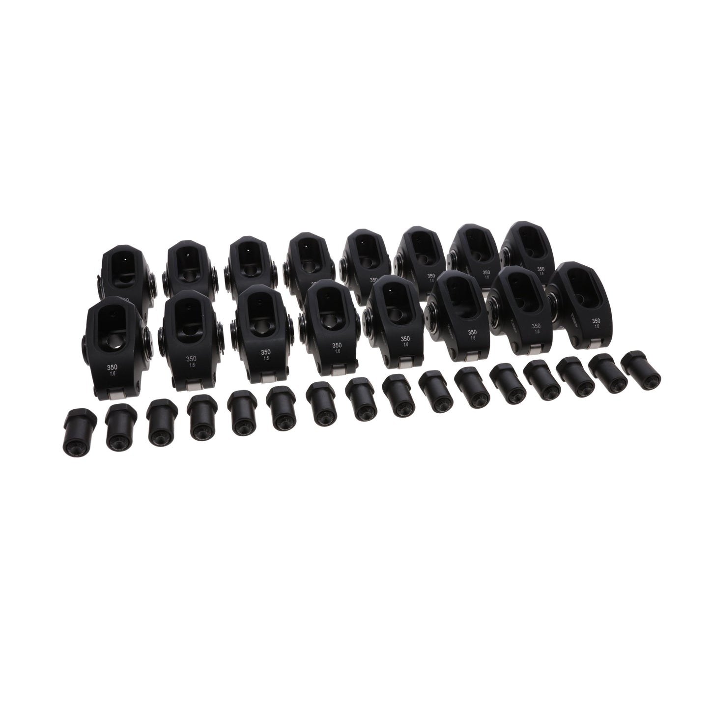 Chevy Small Block Pro Series 2024 Aluminum 1.6 Ratio 3/8" Needle Bearing Roller Rocker Arms