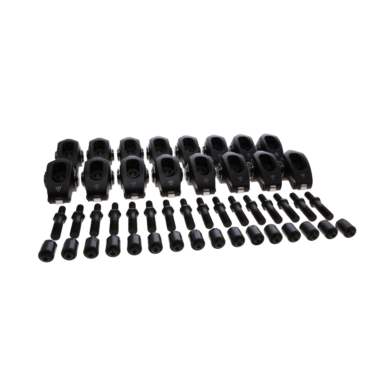 Chevy LS1/LS2/LS6 Pro Series 2024 Aluminum Roller Rocker Arms, 1.7 Ratio, Needle Bearing Tip