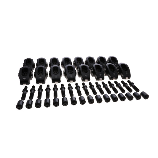 Chevy LS1/LS2/LS6 Pro Series 2024 Aluminum Roller Rocker Arms, 1.7 Ratio, Needle Bearing Tip