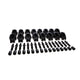 Chevy LS1/LS2/LS6 Pro Series 2024 Aluminum Roller Rocker Arms, 1.7 Ratio, Needle Bearing Tip