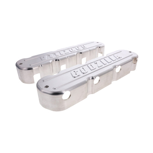 V Series Ford 7.3L Godzilla Billet Aluminum Coil Covers - Natural