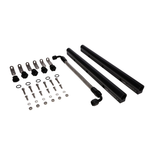 Velocity LS3/L92 Billet Aluminum High Performance Fuel Rail Kit - Black