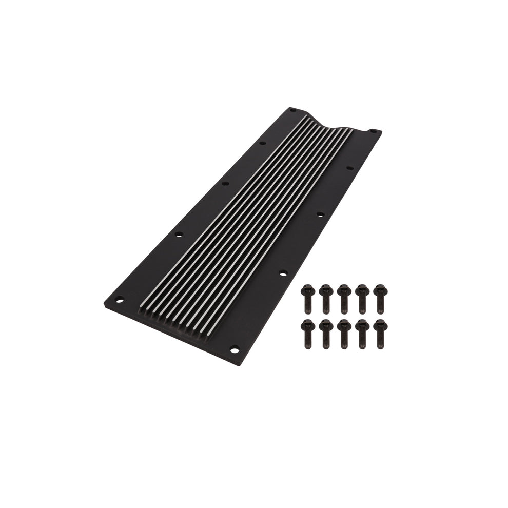 GM LS1 / LS6 Finned Aluminum Engine Valley Cover - Black – Top Street ...