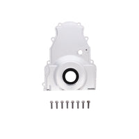 V Series GM LS 1-Piece Aluminum Timing Cover with Cam Position Sensor Provision - Natural
