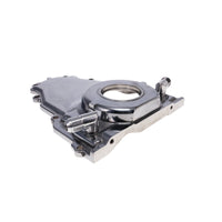 GM LS 1-Piece Aluminum Timing Cover with Turbo Oil Drain Return - Polished