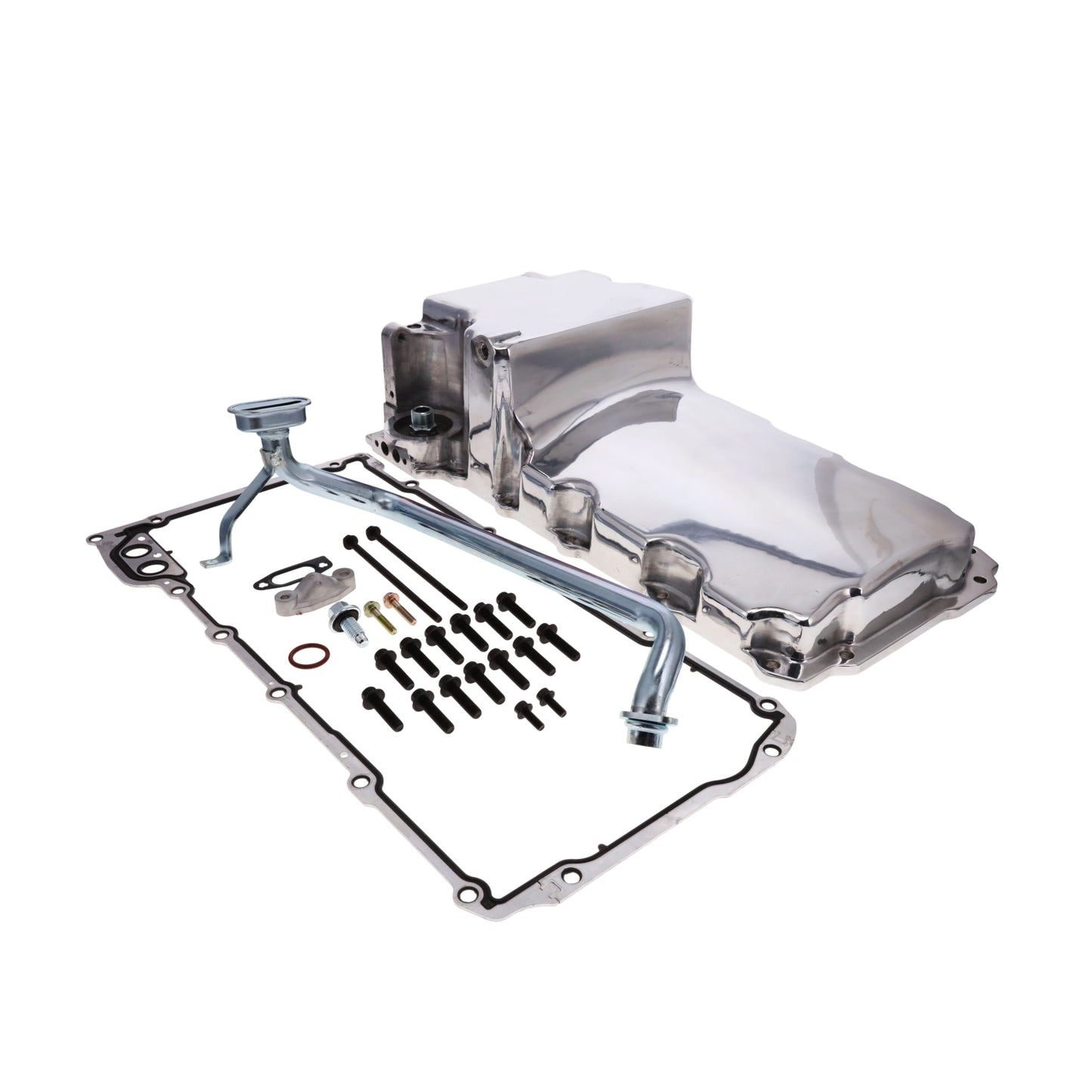 LS Aluminum Rear Sump Retro-Fit Oil Pan - Polished