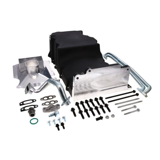 Low Profile Retro Fit Front Sump Pan - Black