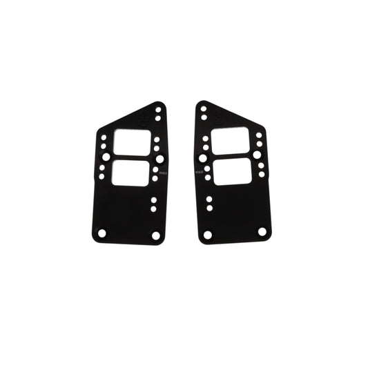 GM LS to Small Block/Big Block Chevy Motor Mount Adapter Plates - Black