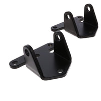 Chevy V8 1/4" Thick Solid Steel Engine Mounts - Black