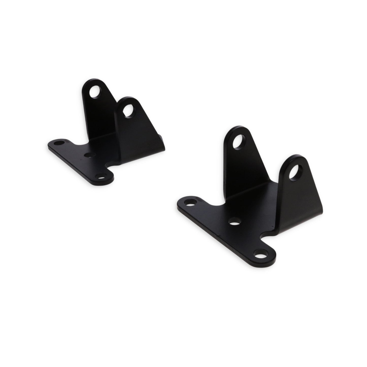 Chevy V8 3/16" Thick Solid Steel Engine Mounts - Black