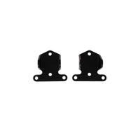 Chevy V8 3/16" Thick Solid Steel Engine Mounts - Black