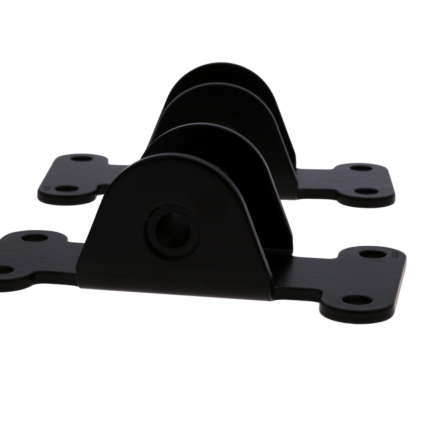 Chevy V8 Solid Steel Frame Pad Engine Mounts - Black