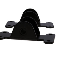 Chevy V8 Solid Steel Frame Pad Engine Mounts - Black