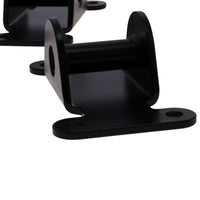 Chevy V8 Solid Steel Frame Pad Engine Mounts - Black