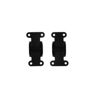 Chevy V8 Solid Steel Frame Pad Engine Mounts - Black