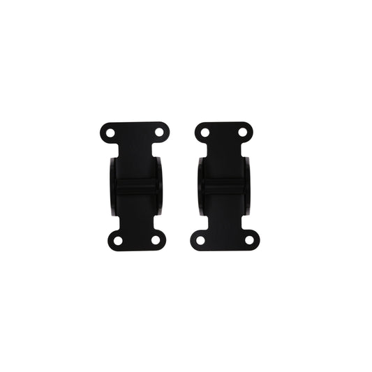 Chevy V8 Solid Steel Frame Pad Engine Mounts - Black