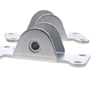 Chevy V8 Solid Steel Frame Pad Engine Mounts - Natural