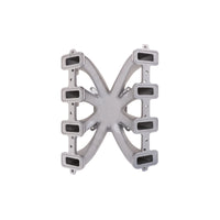 GM LS Cathedral Port Carbureted Single Plane Aluminum Intake Manifold - Satin