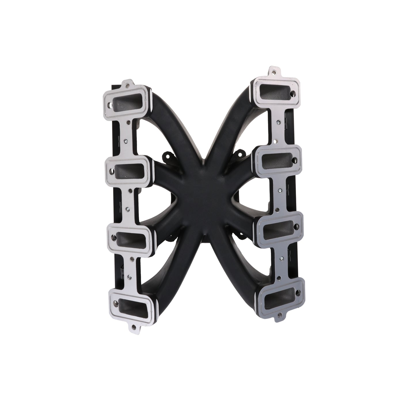 GM LS Cathedral Port EFI Single Plane Aluminum Intake Manifold - Black