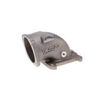 GM LS 105mm Cast Aluminum Throttle Body Elbow with 4150 Flange - Satin