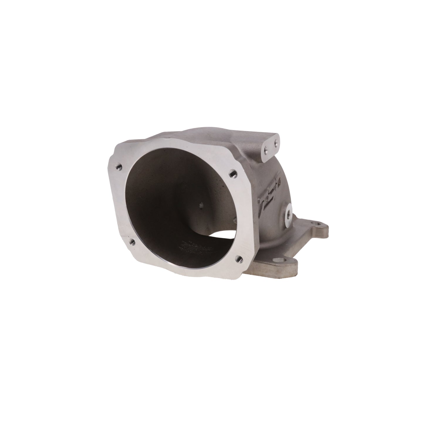 GM LS 105mm Cast Aluminum Throttle Body Elbow with 4150 Flange - Satin