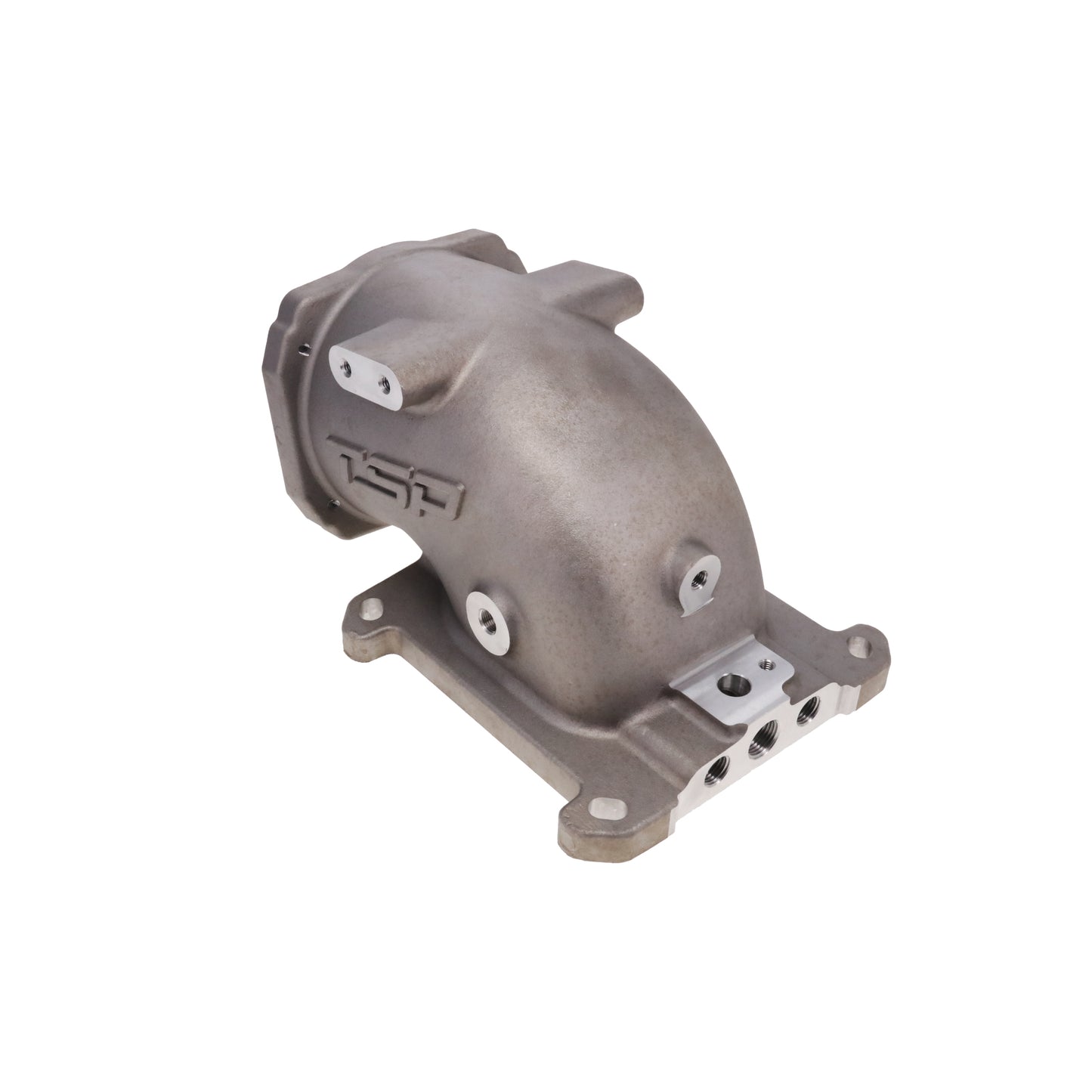 GM LS 105mm Cast Aluminum Throttle Body Elbow with 4150 Flange - Satin