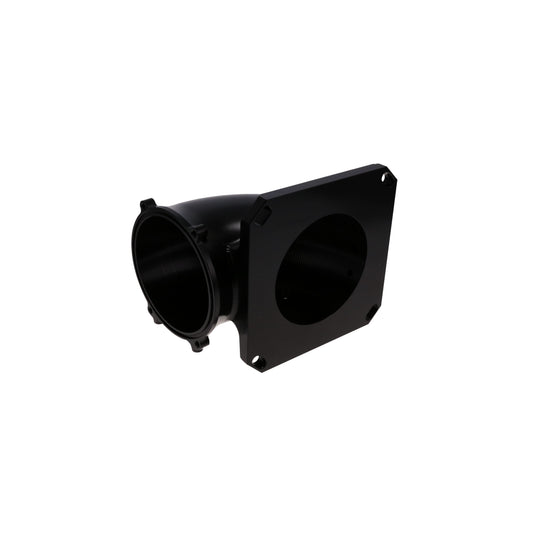 V Series GM LS 105 mm Billet Aluminum Throttle Body Elbow with 4150 Flange - Black