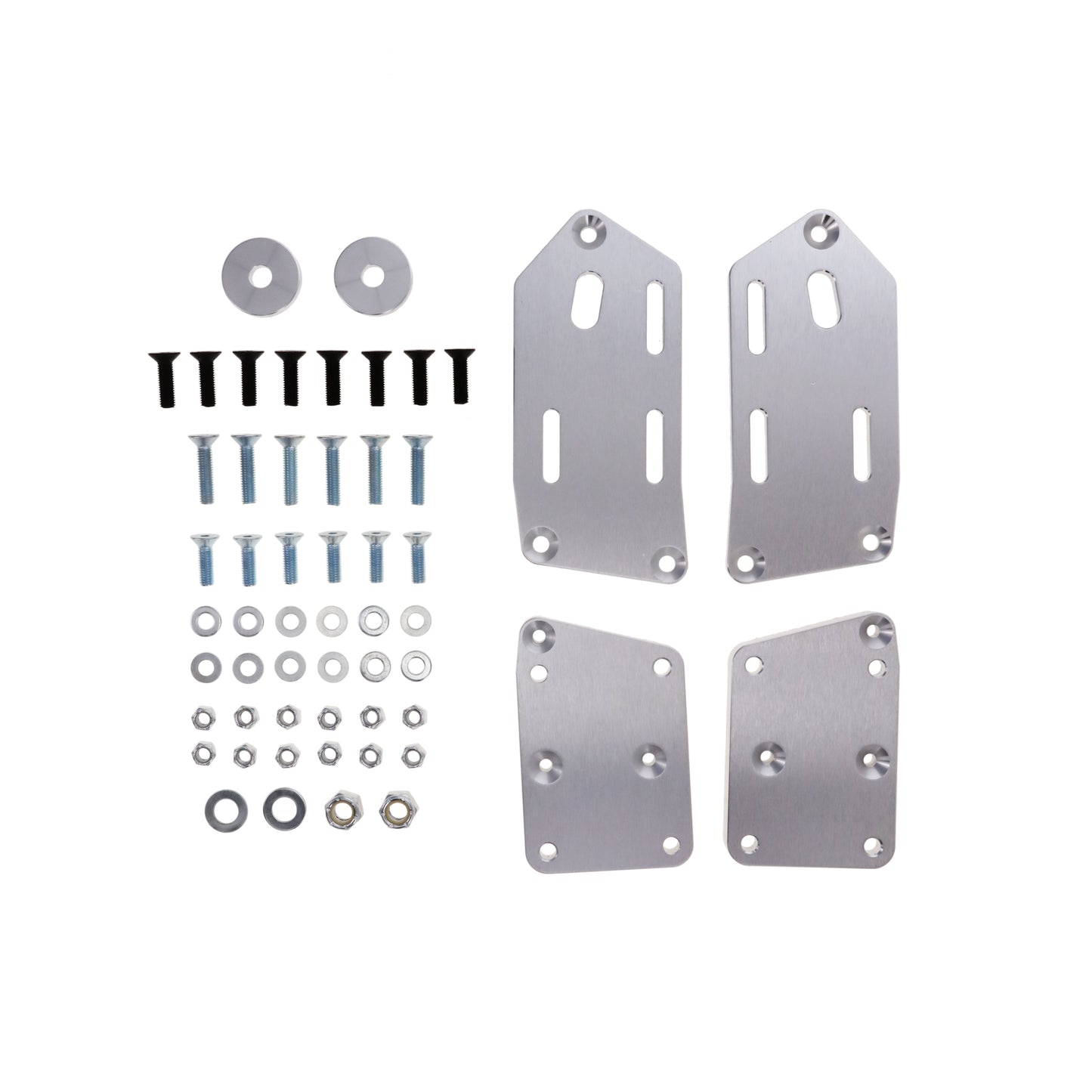 GM LS to Ford Fox Body Natural Motor Mount Adapter Plates