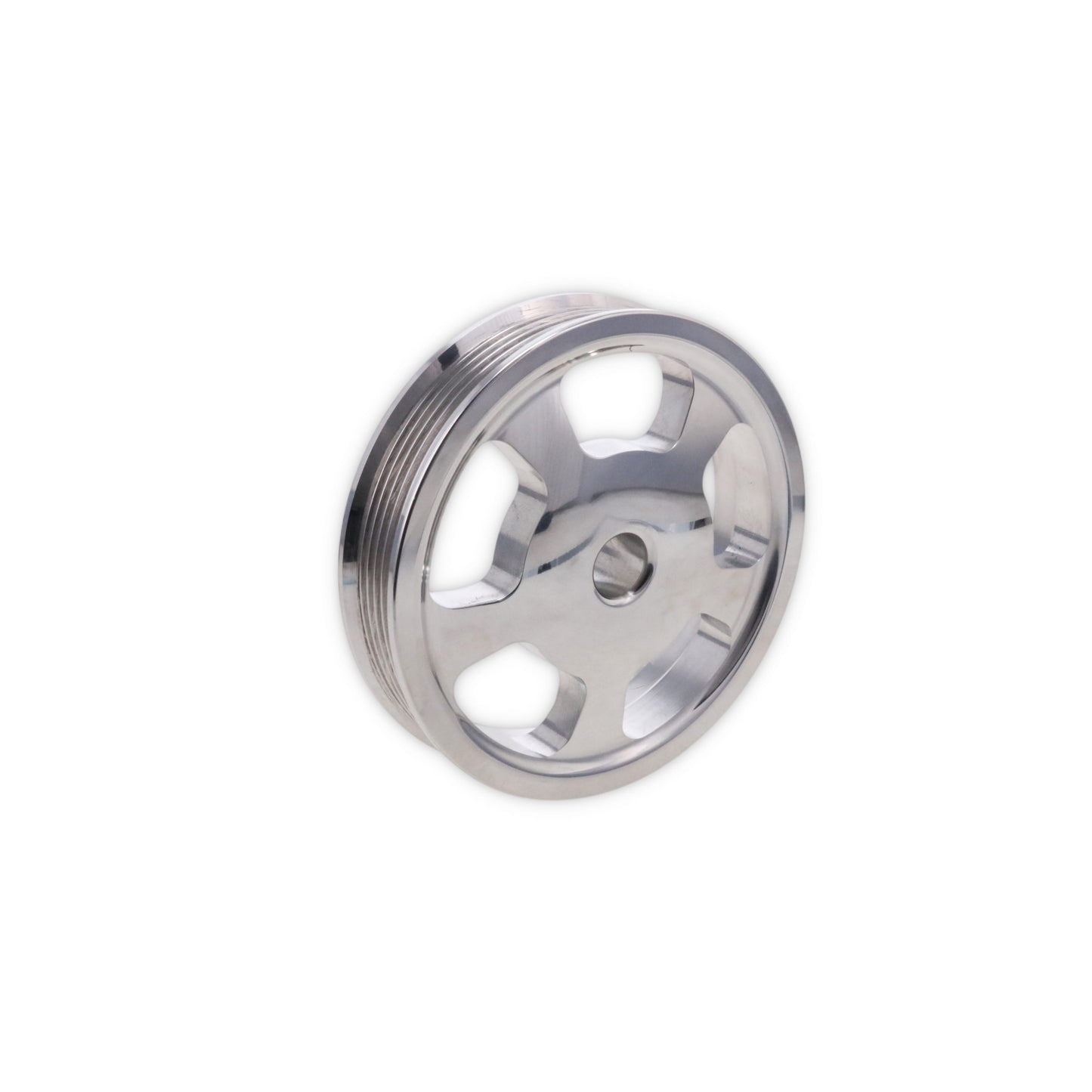 LS Press-on Power Steering Pulley for TSP 81200 Serpentine Front Drive Kit - Polished