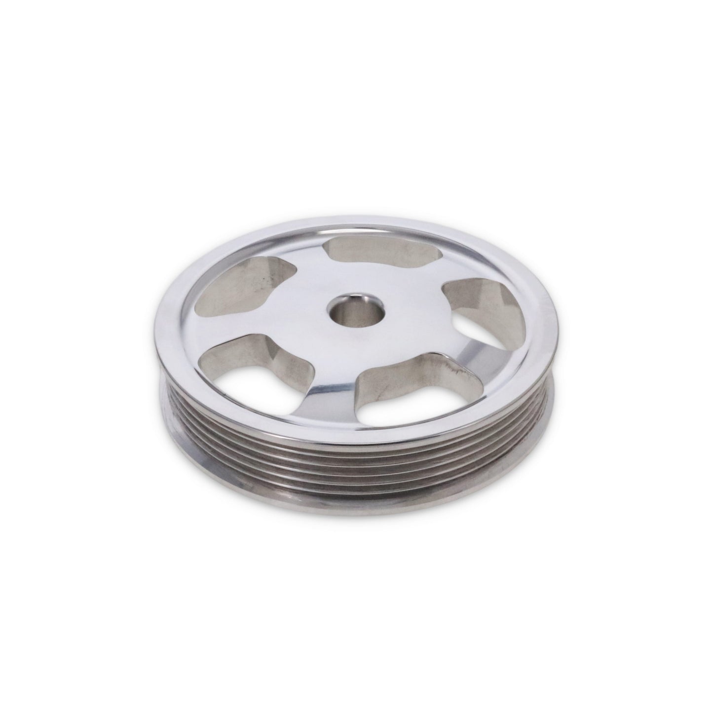 LS Press-on Power Steering Pulley for TSP 81200 Serpentine Front Drive Kit - Polished
