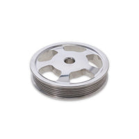LS Press-on Power Steering Pulley for TSP 81200 Serpentine Front Drive Kit - Polished