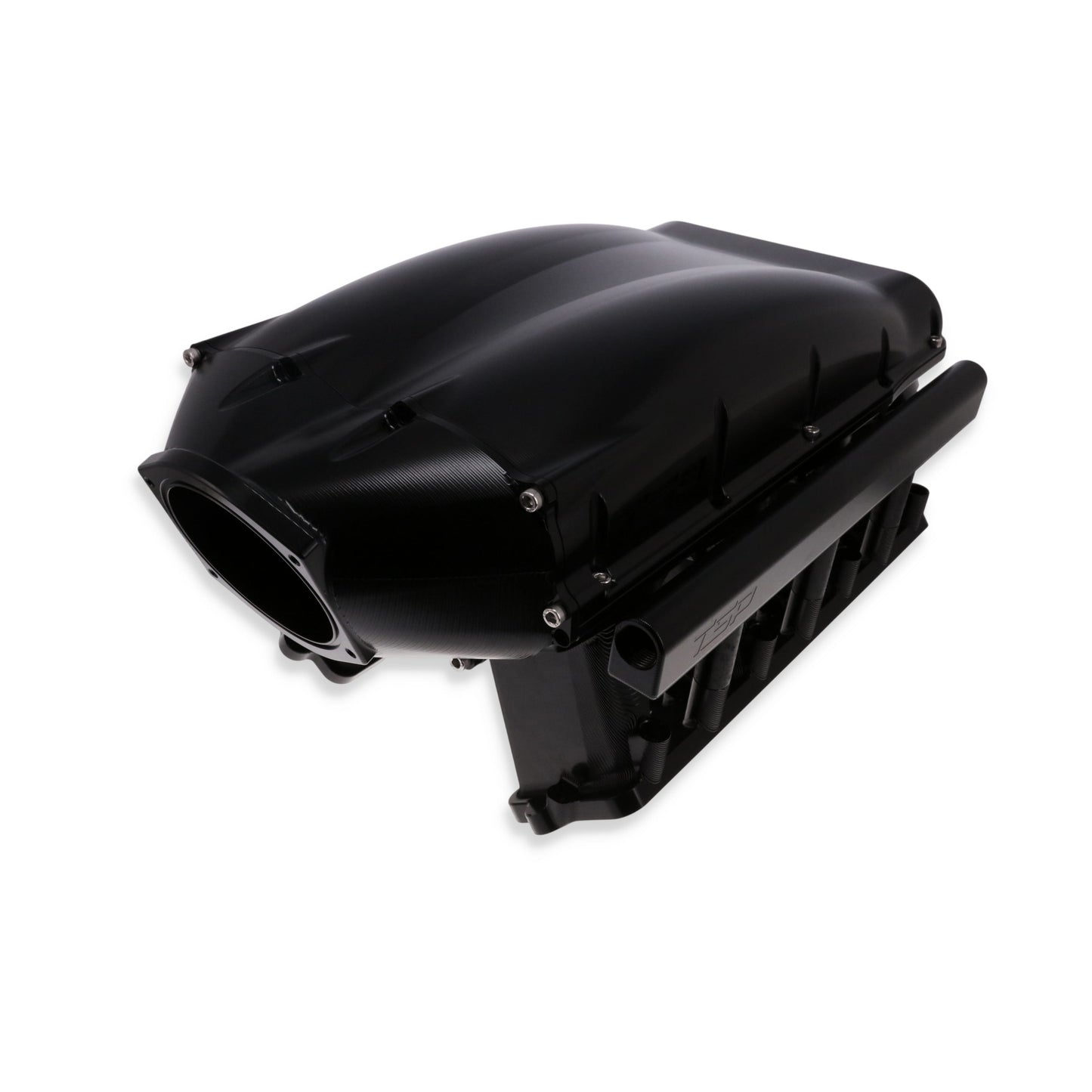 GM LS Cathedral Port V Series Billet Aluminum Mid-Rise Intake Manifold - Black