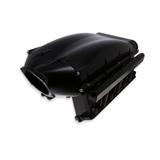 GM LS Cathedral Port V Series Billet Aluminum Mid-Rise Intake Manifold - Black