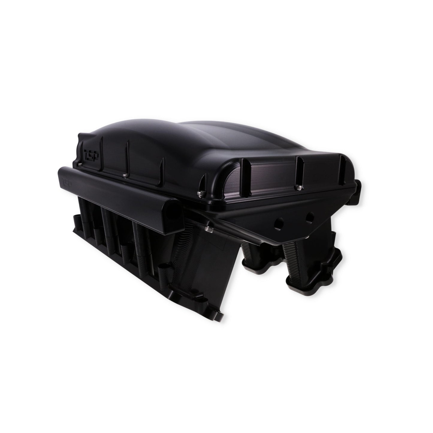 GM LS Cathedral Port V Series Billet Aluminum Mid-Rise Intake Manifold - Black