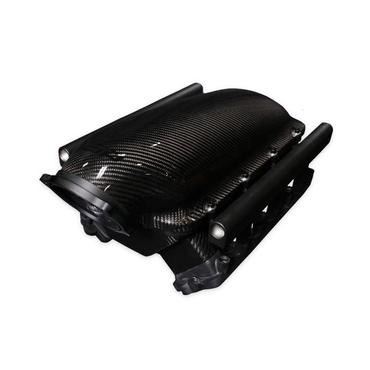 GM LS Gen III Cathedral Port Carbon Fiber Low-Rise Intake Manifold
