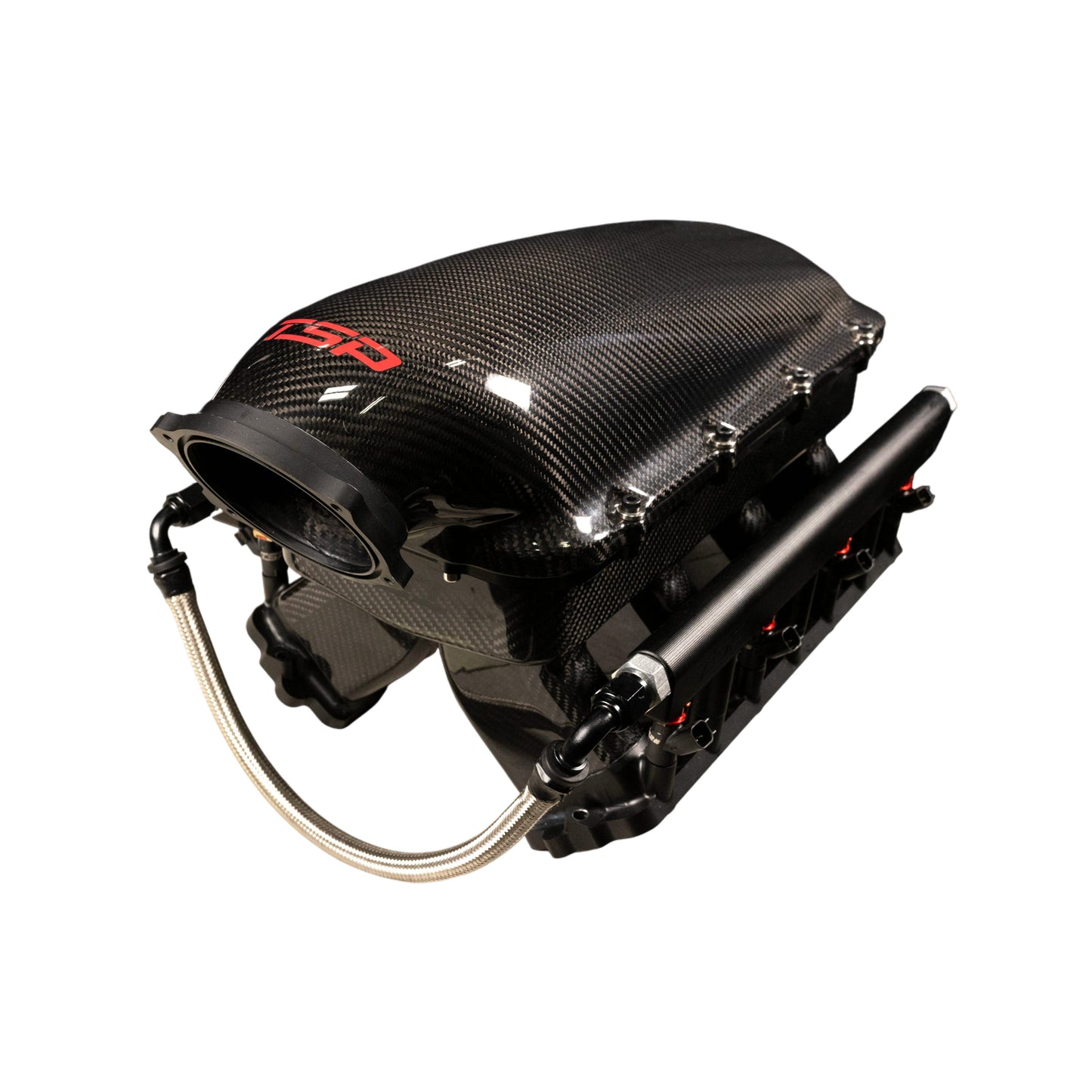 LS Gen III Cathedral Port Carbon Fiber Hi-Rise Intake Manifold Assembly